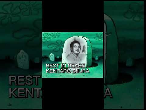 RIP KENTARO MIURA, we all miss you and always respect for things you did #berserk #respect #rip