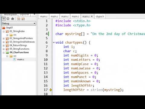 C Programming Basics : Learn C Fundamentals by Coding I PART-52 char functions