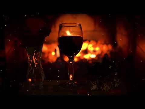 Romantic Music for Love Night Guitar ❤️Crackling Fireplace & Love Making Music, Wine and Chill Music