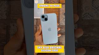 iphone 14 plus silicone case sky 🩵😍 #shorts #ytshorts