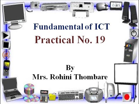 Practical No. 19 | Fundamental of ICT | Internet for Different web services