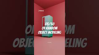 3d model of an Almera 👾✨            Random Object Modeling - 03/50  #3dartist #3dmodeling #blender3d