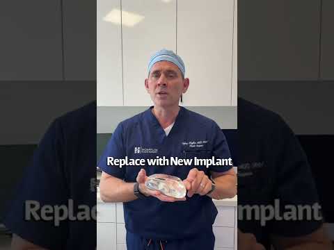 Surgical Treatment of Capsular Contraction 🤔 #shorts #plasticsurgery