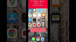 TOP 3 BEST NEW iOS 16 HIDDEN FEATURES 😱 #shorts #ios16features #ios16