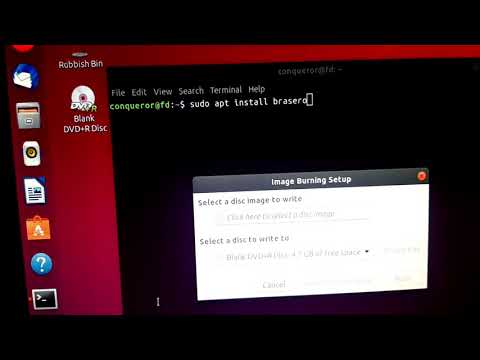 How to burn images and files