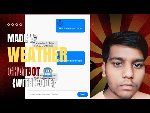 Build Your Own Weather Chatbot in JavaScript! 🌦 | Step-by-Step Tutorial