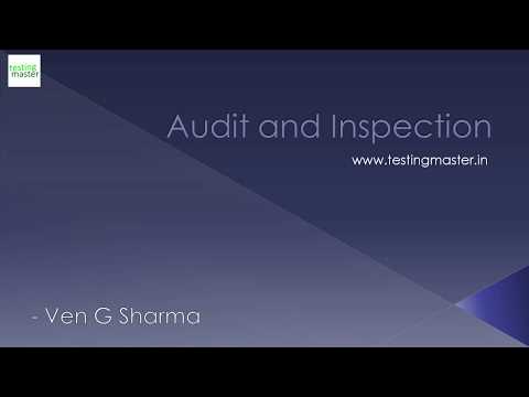 Testing - Audit & Inspection || Testing Master || www.testingmaster.in