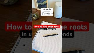 How to find cube roots quickly in under 2 seconds - tips and tricks to be better at math