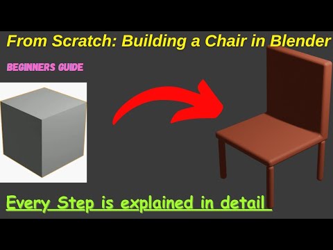 “Crafting a Chair in Blender: Step-by-Step Tutorial