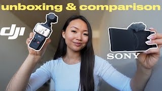 unboxing DJI Pocket 3 vs Sony ZV-1: the best vlog camera?