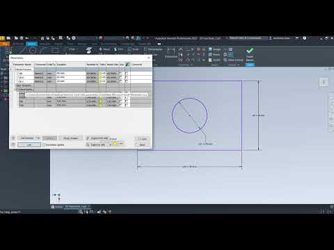 Inventor 2023- Excel Sheet link with feature parameters
