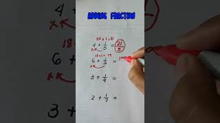 #addingfraction#fractionhack#simplemathtricks #elemmath