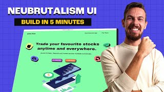 Neo Brutalist Web Design Tutorial in 5 Minutes