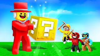 Roblox BREAK A LUCKY BLOCK...