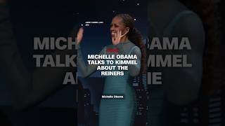 Michelle Obama talks to Kimmel about the Reiners