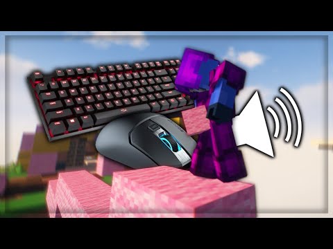 Keyboard + Mouse Sounds (Handcam) | Hypixel Bedwars