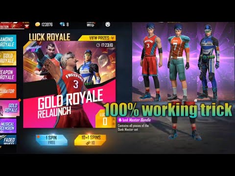 HOW TO GET GOLD ROYALE RELAUNCH | SPIN | FREE FIRE