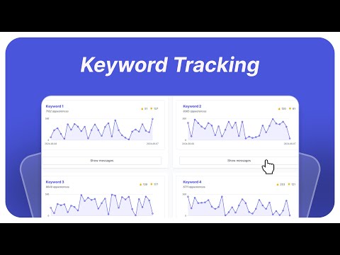 Keyword Tracking & Sentiment Analysis