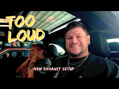 New M240 exhaust setup | Car reaction
