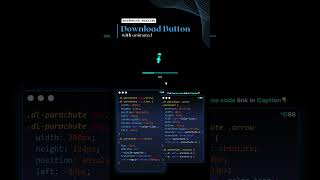 Download Button Animated #codewithvishal #css #coding #gsap  #webdevelopment #html #cssanimation