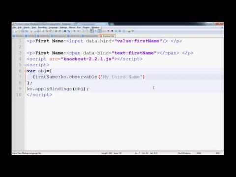 KnockoutJS The Basic for beginner-Part 2
