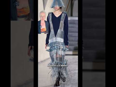 Oddly upcycled, with innovation and transformation #hodakova #parisfashionweek #springsummer2026