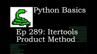 Python Basics Itertools Product Method
