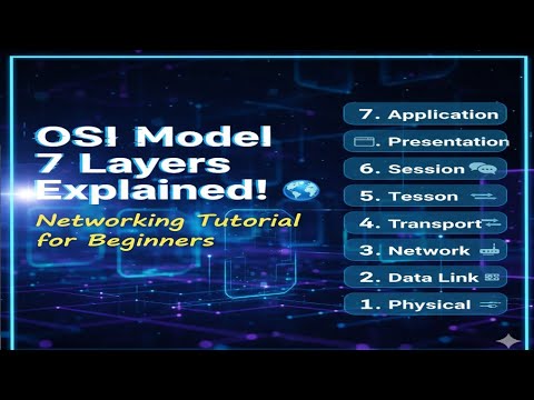OSI Model 7 Layers Explained! 🌐 | Networking Tutorial for Beginners (بہترین آپشن)