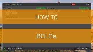 How to..... BOLOs