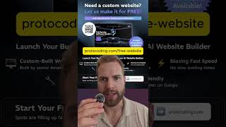 Stop Overpaying for a Clunky Website — Get a Professional Site Built for Free