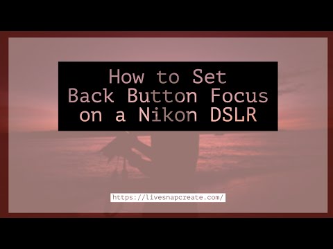 How To Set Back Button Focus On A Nikon DSLR Camera