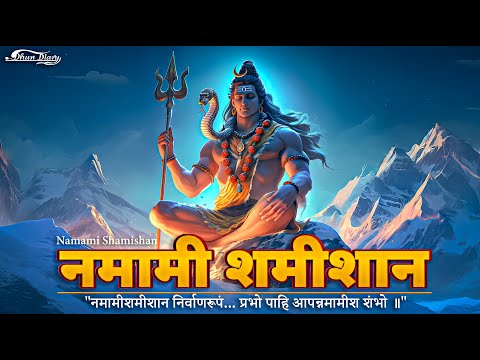 Namami Shamishan Mantra | नमामी शमीशान | Rudrashtakam |  Shiv Stotram | Shiva Songs | Bhakti Song