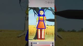 Drawing the doll from Squid Game✨️