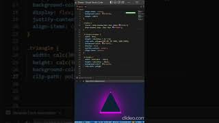 TRIANGLE GLOW EFFECT in CSS | CSS Glow Effects