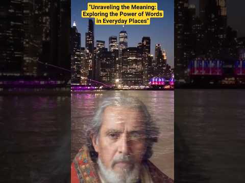 Unraveling the Meaning: Exploring the Power of Words in Everyday Places