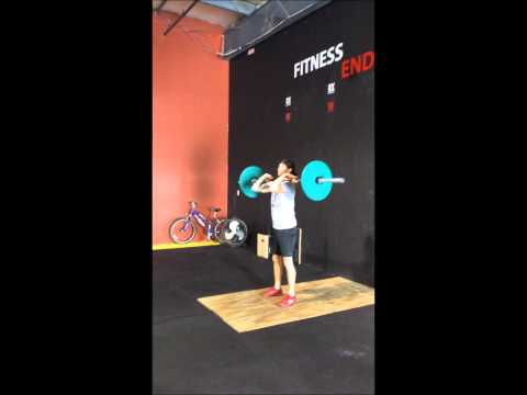 Barbell Clean Progression for crossfit and weightlifting (2 of 3)
