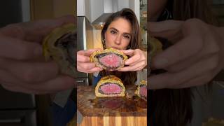 BEEF WELLINGTON 🥩🍄‍🟫Using @gordonramsay ‘s recipe #cooking #shorts #beefwellington #recipe