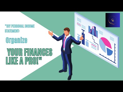"DIY Personal Income Statement: Organize Your Finances Like a Pro!"