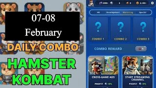 Hamster Kombat Daily Combo | Hamster Kombat Daily Combo Today 07-08 Febeuary | Hamster Kombat Combo