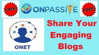 ONET 🔷 SHARE YOUR ENGAGING BLOGS HERE 🔷