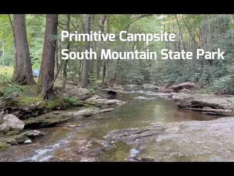 Primitive Camping - South Mountains State Park - NC - June 2021