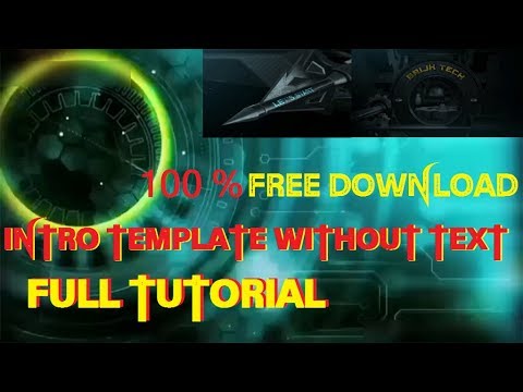 Make intro Like Ak Technical Point || intro like a pro || Free intro template without text