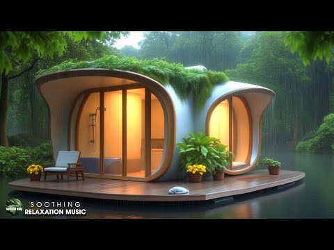 Soothing Piano & Soft Rain Sounds - Piano Music For Stress Relief & Anxiety Healing Music