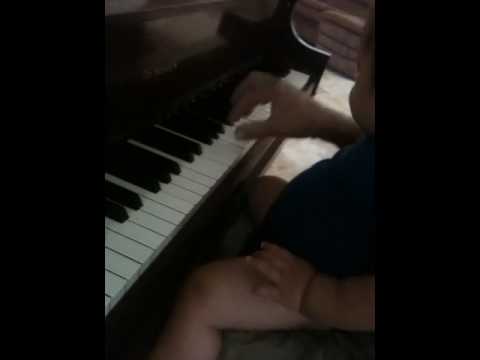 Hoppin' piano baby