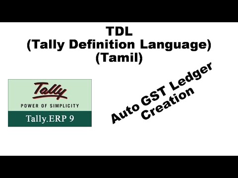 Free Tally TDL Auto ledger creations