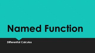 Named Function