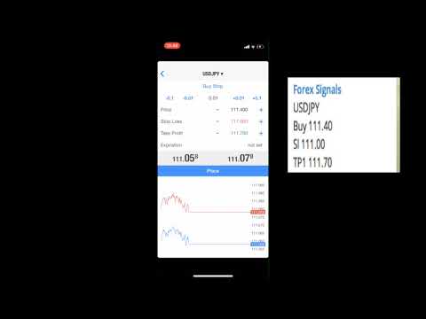 Tutorial on placing indicating trades