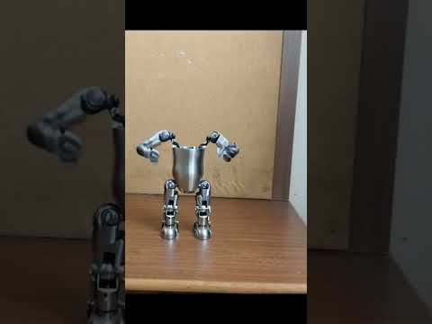 A bottle converted into Robot 🤖 #robot #ytshorts #animation #shorts #veo3 #robotanimation