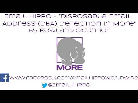 Email Hippo Email Verification - “Disposable Email Address (DEA) Detection In More”