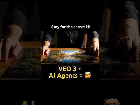 New Google VEO 3 + AI Agents = INSANE #aivideo #veo3 #prompts #trendingshorts